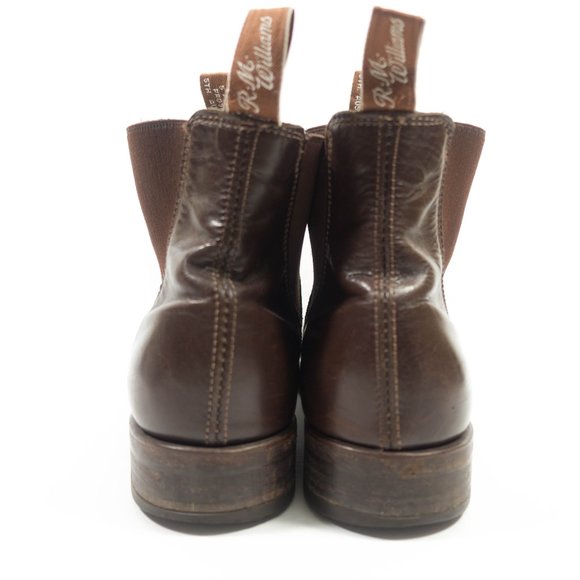 RM Williams Leather Chelsea Boots - Men's Size 11 US / 10 UK H XF Wide - Picture 6 of 11